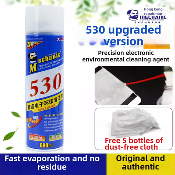 Repairman 530 Tīrīšanas šķidrums, lai noņemtu līmju atlikumus no mobilo tālruņu, PCB dēļiem un displeja plēvēm – Izcelsme: Ķīna
