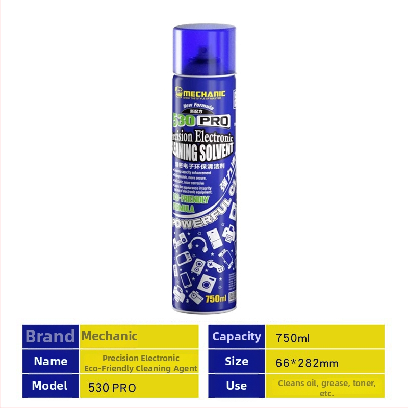 Repairman 530 Tīrīšanas šķidrums, lai noņemtu līmju atlikumus no mobilo tālruņu, PCB dēļiem un displeja plēvēm – Izcelsme: Ķīna