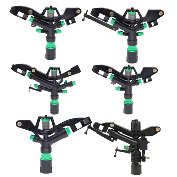 Ακροφύσιο άρδευσης/πιστόλι ψεκασμού — μηχανικό πλαστικό, 360° ρυθμιζόμενη περιστροφή