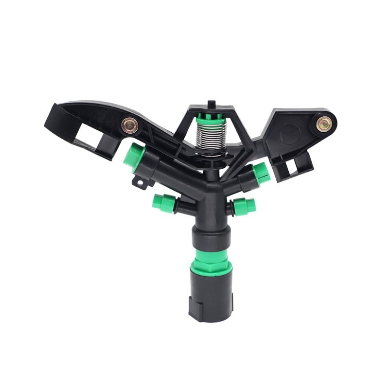 Ακροφύσιο άρδευσης/πιστόλι ψεκασμού — μηχανικό πλαστικό, 360° ρυθμιζόμενη περιστροφή
