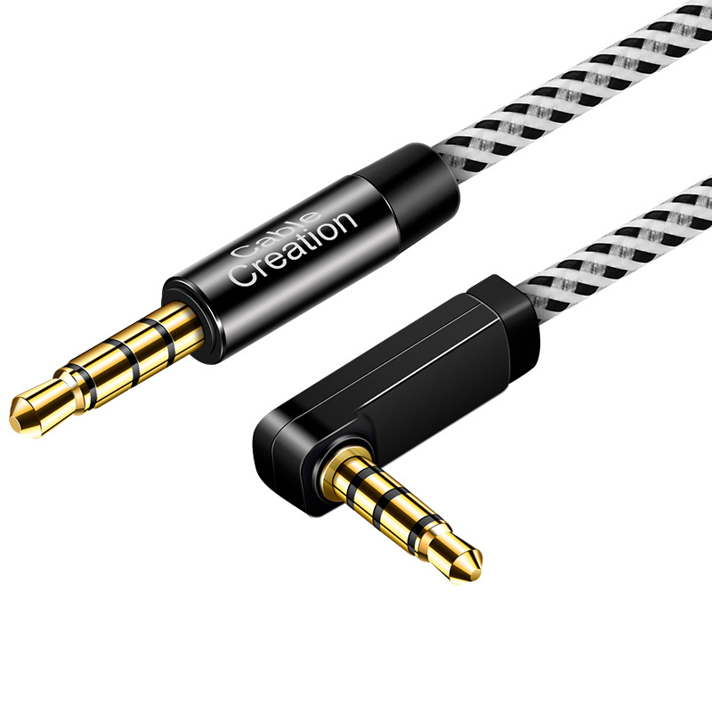 3,5 mm zlatno pozlaćeni muški‑muški audio kabel za PC, mobitel i auto audio sustav
