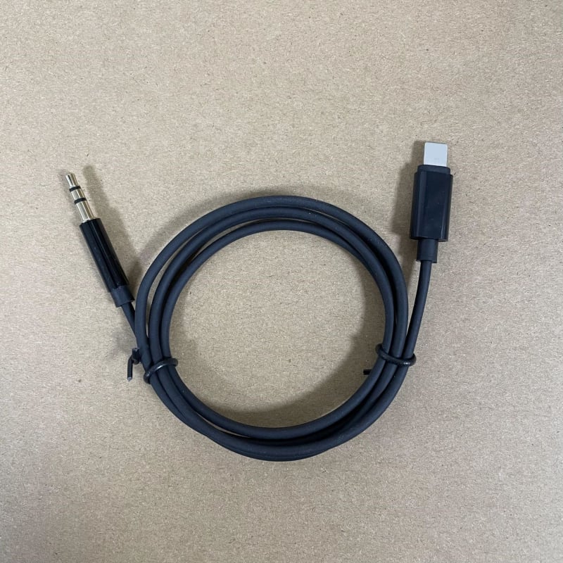 Аудио автомобилен кабел за Apple устройства: Lightning към 3,5 мм и Type-C, позлатен меден проводник, марка JH, модел JHCZYPX