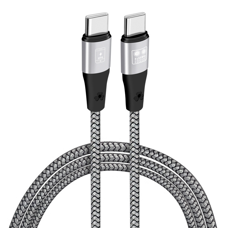 OTG kabel za zvučnu karticu za livestream, dvostruki USB-C priključci, bakrena žica s cinkovanim jezgrom
