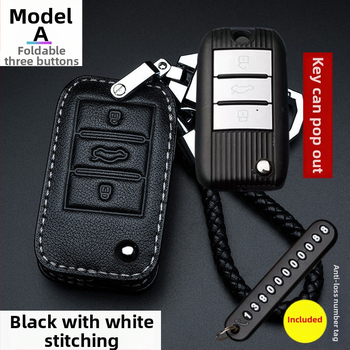 Pouzdro na kľúče Roewe pre modely i5, 350, RX3, 360, RX8, i6 Plus, RX5 Max — pštrosia koža, vysoká kvalita, unisex