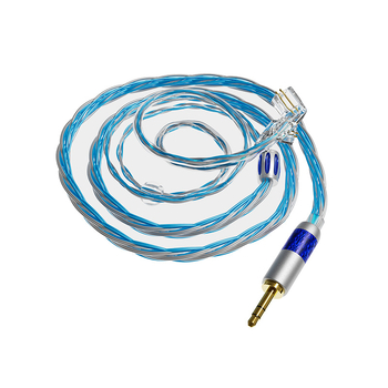 Cablu pentru căști cu 16 nuclee, împletire balansată, nucleu din cupru placat cu argint, conductori din cupru neoxidat, conectori 2.5/3.5/4.4 mm