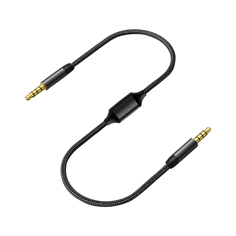 Аудио линия за запис Type-C, двупосочна за стрийминг на живо, съвместима с мобилни устройства, компютри и музикални инструменти, позлатени конектори