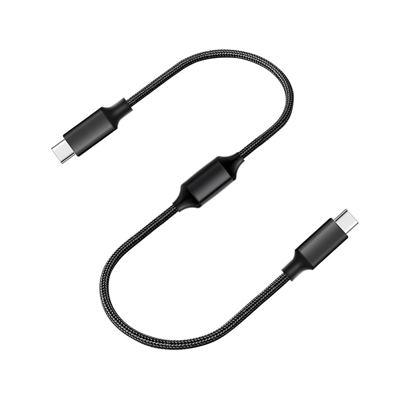 Аудио линия за запис Type-C, двупосочна за стрийминг на живо, съвместима с мобилни устройства, компютри и музикални инструменти, позлатени конектори