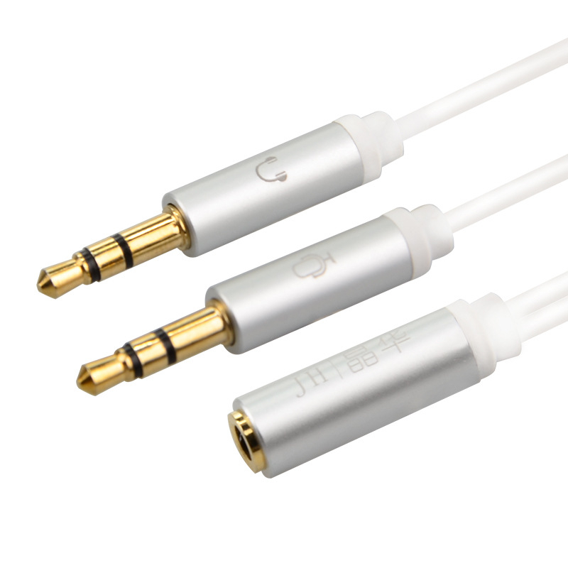Jinghua audio kabel s dva muška i jedan ženski konektor, 2-u-1 adapter za mikrofon i slušalice za računalo i telefon