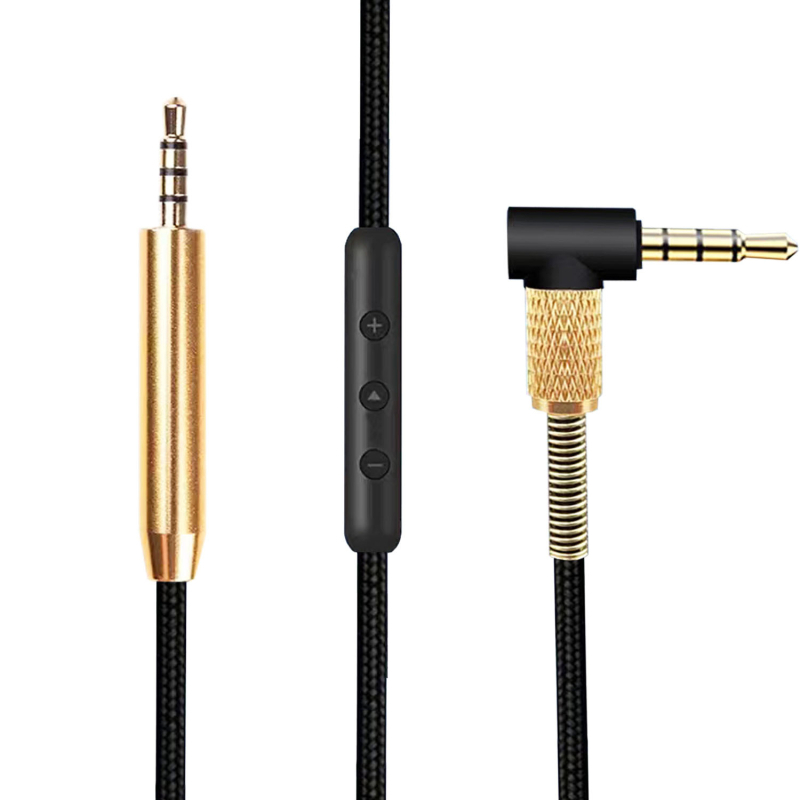 Кабел за слушалки Bose QC35, 2.5 мм към 3.5 мм, златно покритие на щепсела, сърцевина от алуминиева сплав