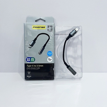 Pisen Type-C/Lightning към 3.5 мм аудио адаптер с двойни 3.5 мм гнезда