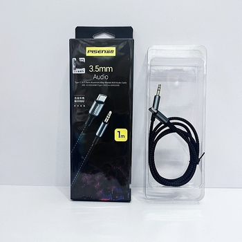 Pisen Type-C/Lightning към 3.5 мм аудио адаптер с двойни 3.5 мм гнезда