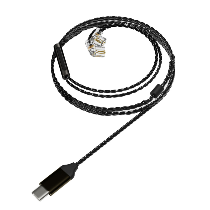 CCA JT2 плосък Type-C кабел със сребърно покрит меден проводник, CE сертификат