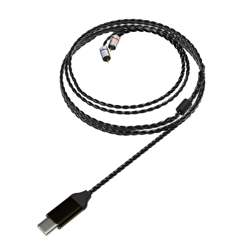 CCA JT2 плосък Type-C кабел със сребърно покрит меден проводник, CE сертификат