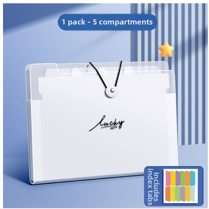 A4 failu organizētājs ar daudzslāņu harmonikas nodalījumiem, PP materiāls, konfigurācija 8/12 nodalījumi, 45C biezums, logotipa druka, pielāgošana pieejama