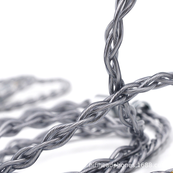 Cablu audio BQEYZ Rime — modelul Rime; nucleu din cupru placat cu argintiu; placare cu aur; mufe: 0.78mm 2-pin; 2.5mm balansat; 3.5mm ne balansat; 4.4mm balansat