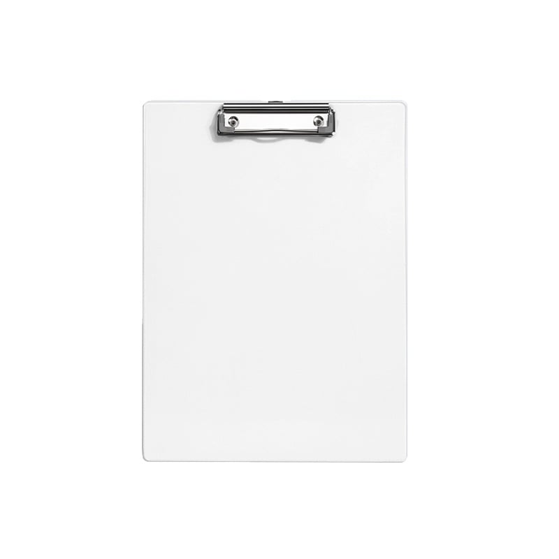 Prozirna akril mapa s jednim snažnim klipom; mogući ispis logotipa; prilagodljivo.