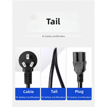 Universális háromtűs tápellátó kábel háztartási rizsfőzőkhöz, asztali számítógépekhez, elektromos forró edényekhez és serpenyőkhöz