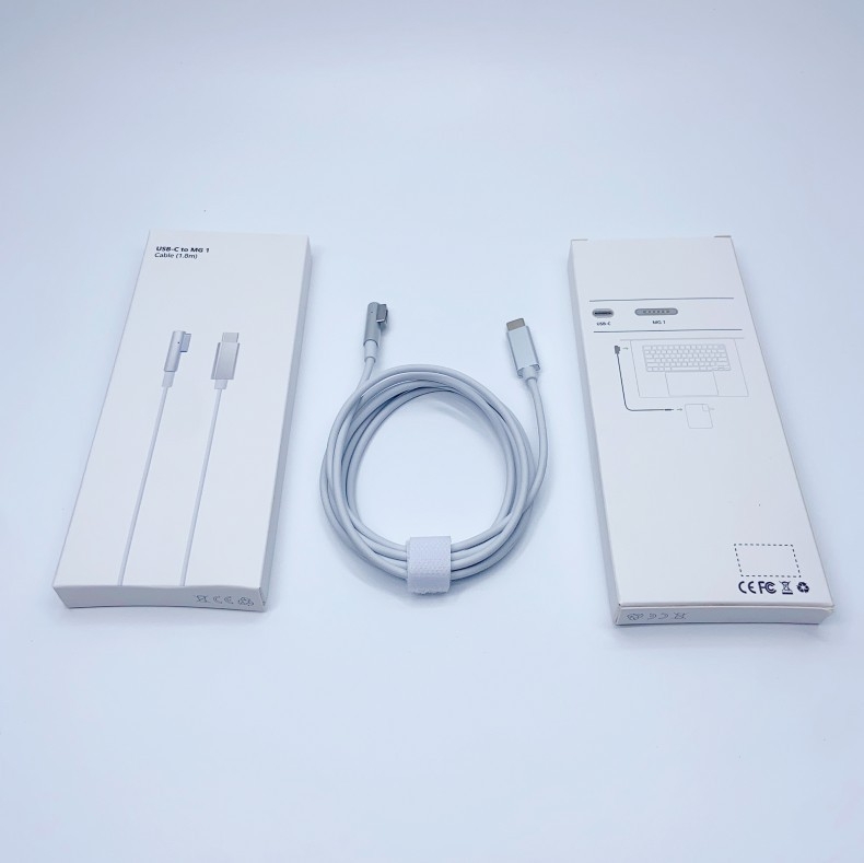 Type-C→MagSafe 1/2 töltőkábel MacBook Air/Pro-hoz, modell PD-MG1, 1,8 m hosszú, 2021-ben piacra került.