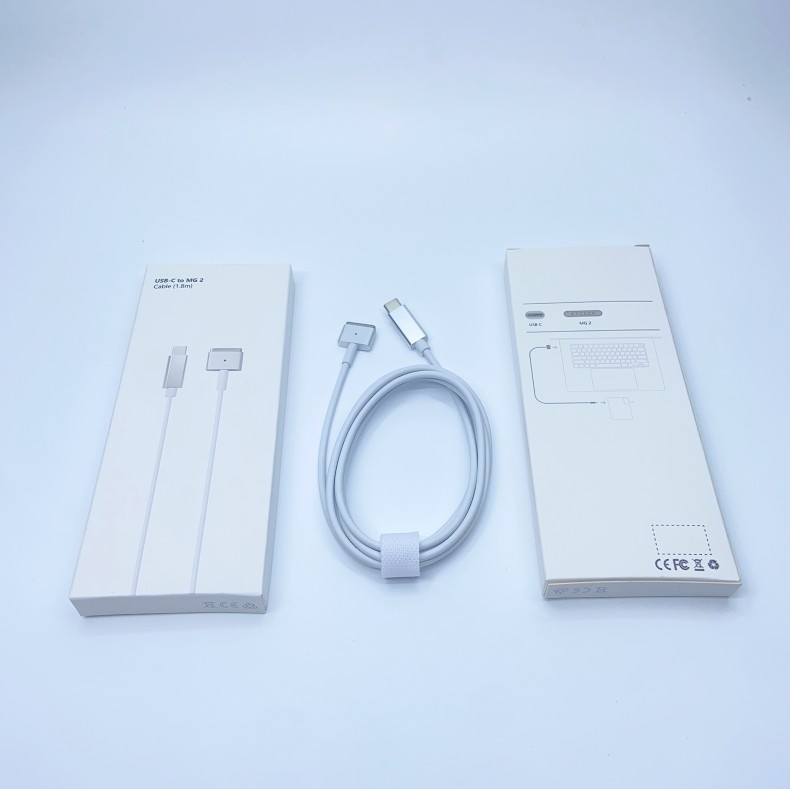 Type-C→MagSafe 1/2 töltőkábel MacBook Air/Pro-hoz, modell PD-MG1, 1,8 m hosszú, 2021-ben piacra került.