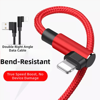 Nylon szövésű Apple töltőkábel iPhone és iPad-hez, 1 m, OEM gyártás, Green Master's Energy