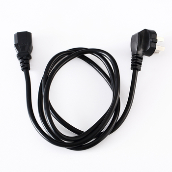 Захранващ кабел с три проводника за компютърна кутия, монитор и принтер; щепсел с три контакта; OEM