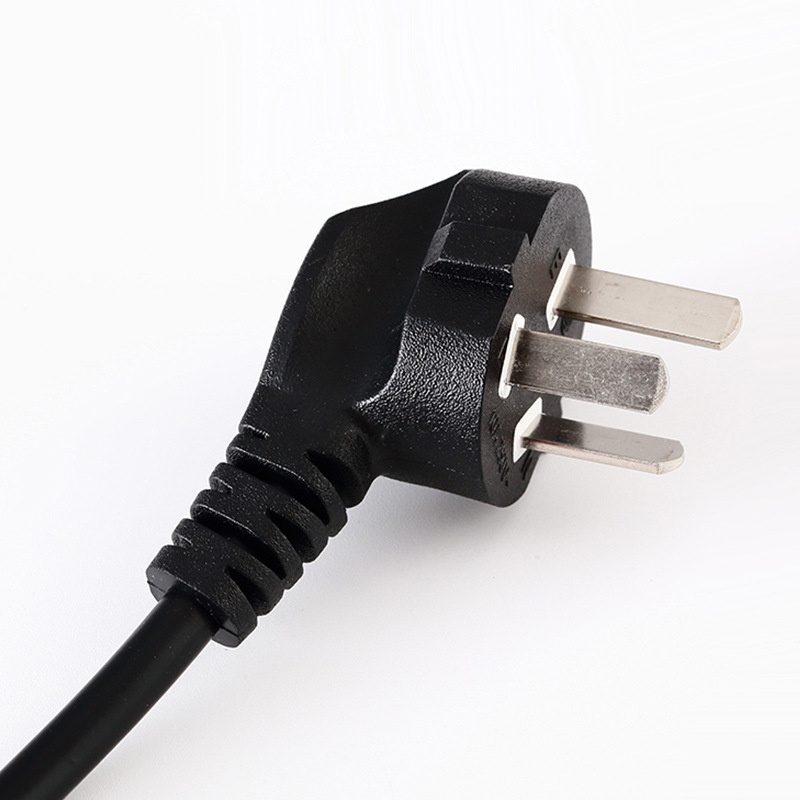 Захранващ кабел с три проводника за компютърна кутия, монитор и принтер; щепсел с три контакта; OEM