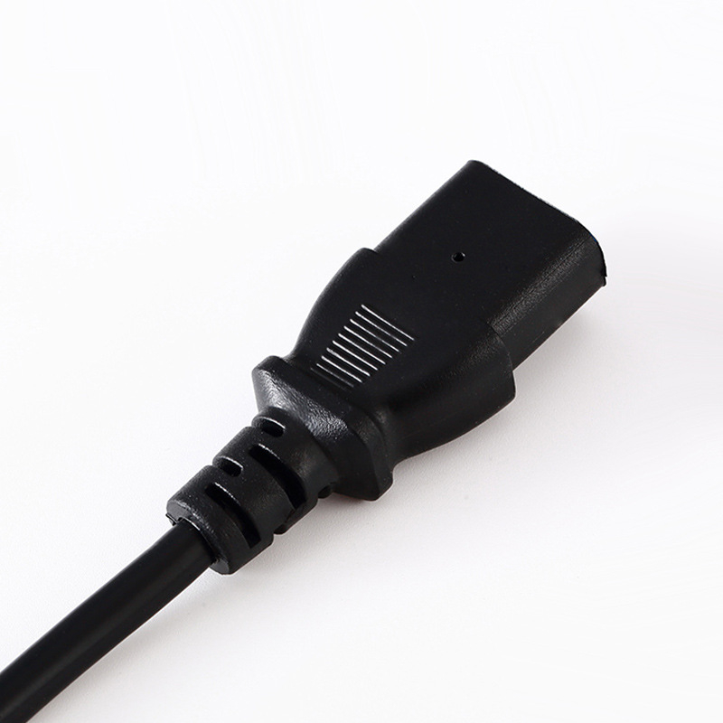 Захранващ кабел с три проводника за компютърна кутия, монитор и принтер; щепсел с три контакта; OEM