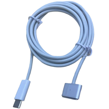 USB-C към MagSafe 3 магнитен заряден кабел за MacBook, 140W, дължина 1.8 m, OEM модел 1650