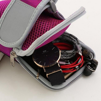 Geantă de braț pentru telefon, cu ecran tactil, impermeabilă, separare uscat-ud, din material diving cloth, pentru adulți