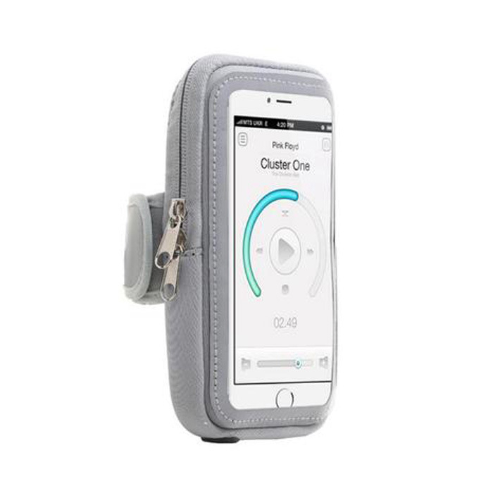 Geantă de braț pentru telefon, cu ecran tactil, impermeabilă, separare uscat-ud, din material diving cloth, pentru adulți