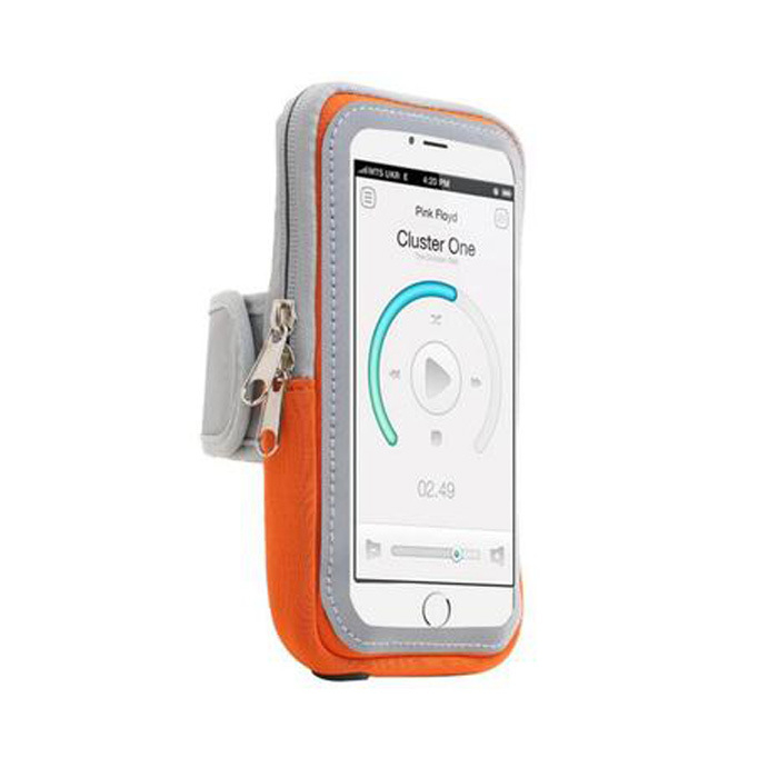 Geantă de braț pentru telefon, cu ecran tactil, impermeabilă, separare uscat-ud, din material diving cloth, pentru adulți