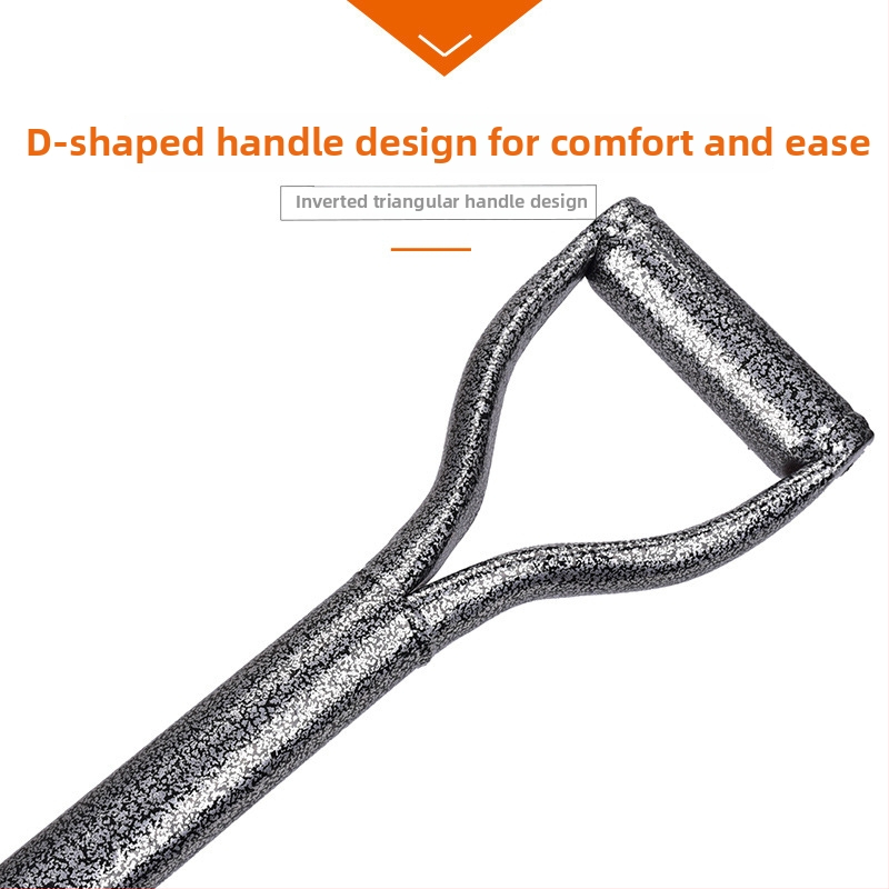 Многофункционална стоманена лопата с удебелено острие, градински инструмент от манганова стомана за земеделие