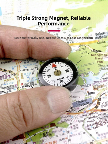 Busolă mică, portabilă, ușoară, piese DIY, accesorii pentru geantă