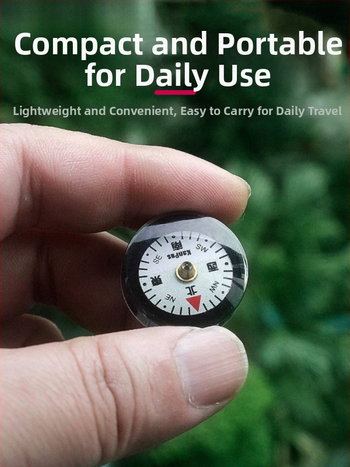 Busolă mică, portabilă, ușoară, piese DIY, accesorii pentru geantă