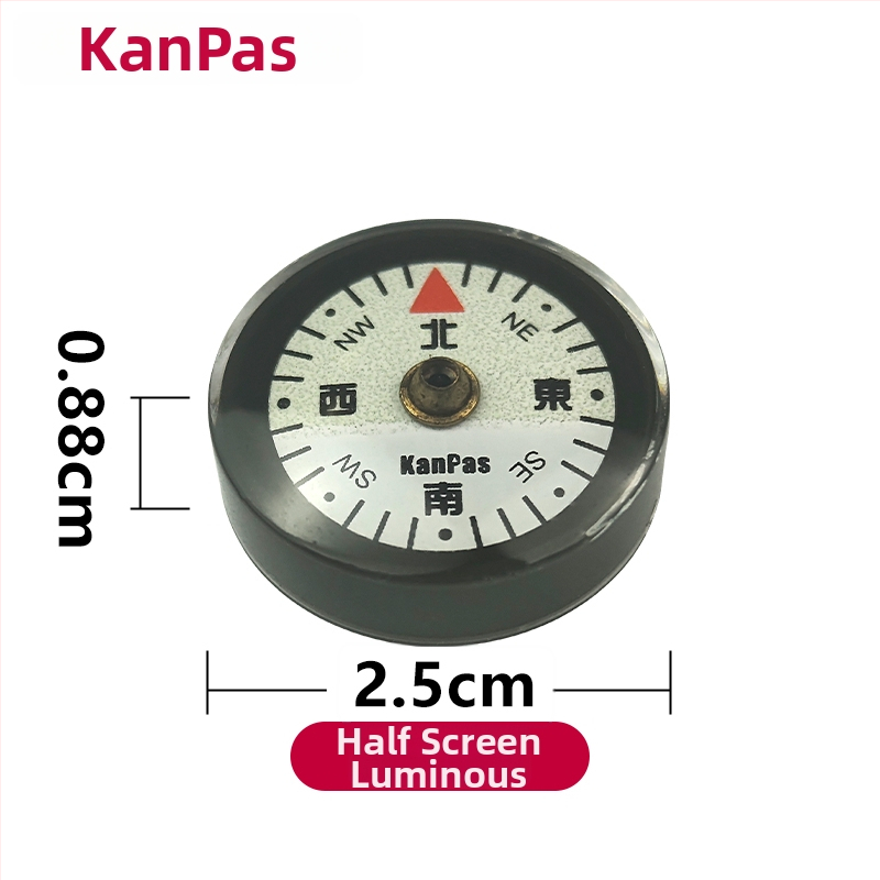 Busolă mică, portabilă, ușoară, piese DIY, accesorii pentru geantă