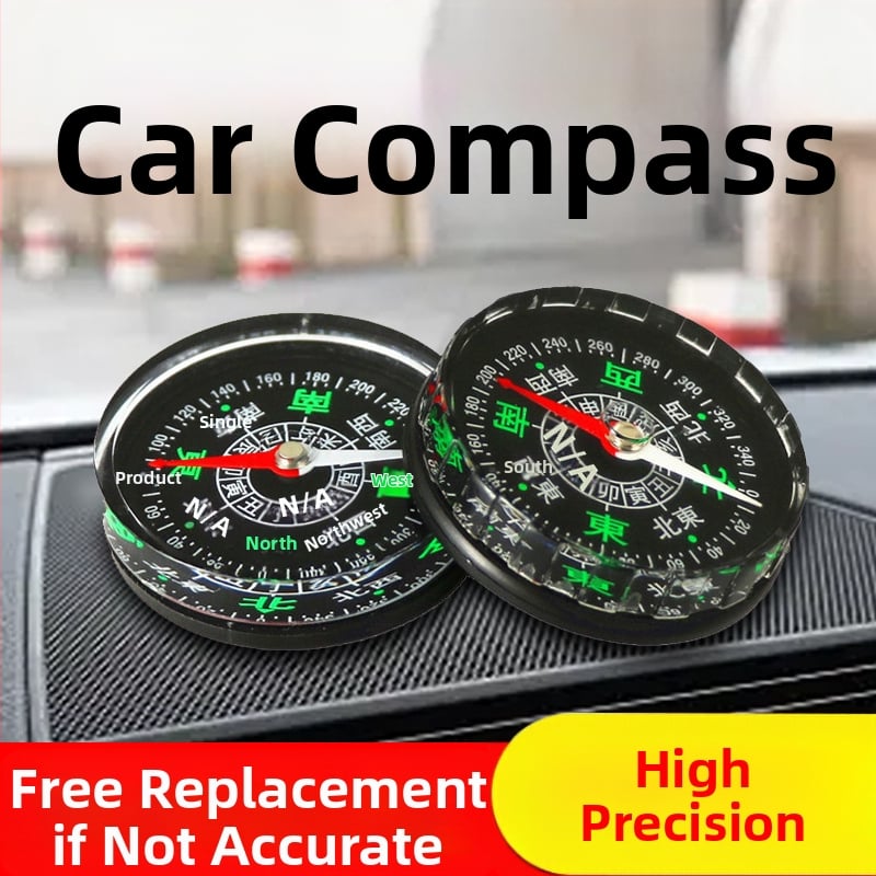 Busolă auto: Precizie înaltă, sferă iluminată pentru utilizare în exterior (Metal • Brand: Baimang • Funcție: Altele)