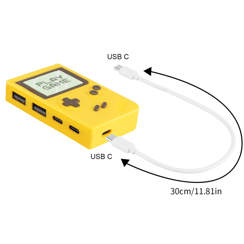 Beanlieve 131SC USB-C hub s do 4 portova, USB 2.0 prijenos podataka do 480 Mbps, napajanje putem sabirnice (bez vanjskog napajanja)