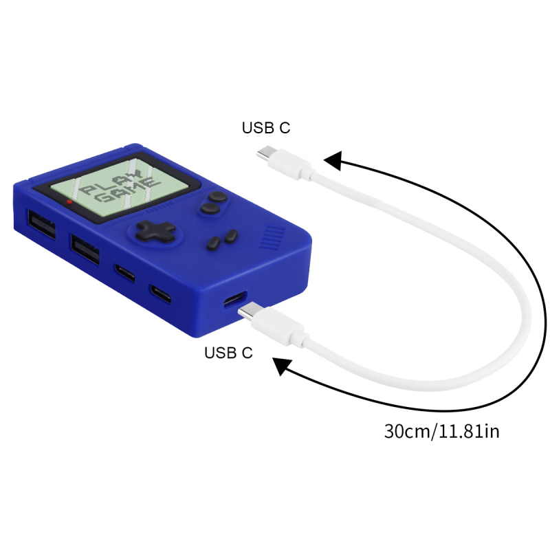 Beanlieve 131SC USB-C hub s do 4 portova, USB 2.0 prijenos podataka do 480 Mbps, napajanje putem sabirnice (bez vanjskog napajanja)