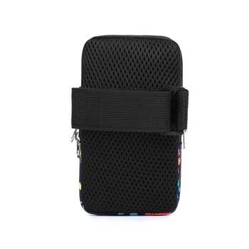 Torba za ruku za trčanje s držačem telefona, unisex, Oxford materijal, cvjetni uzorak, podstava od poliestera, prozračna