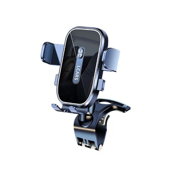 LCARS autótelefon tartó a műszerfalhoz, univerzális, forgatható és állítható, Snap-on rögzítés