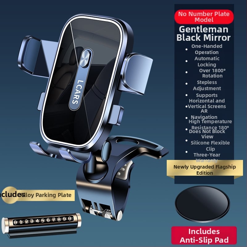 LCARS autótelefon tartó a műszerfalhoz, univerzális, forgatható és állítható, Snap-on rögzítés