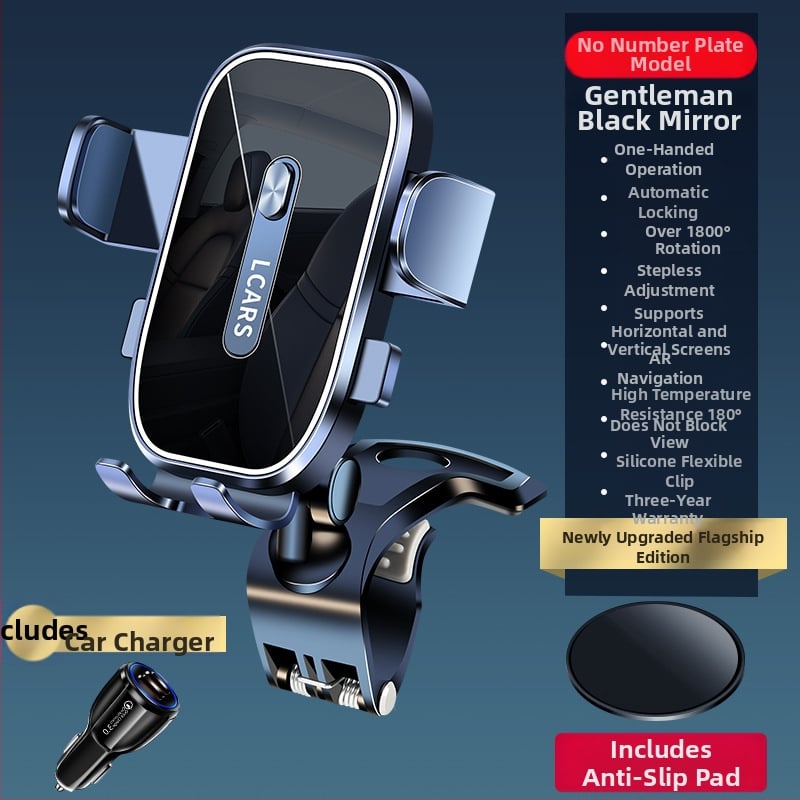 LCARS autótelefon tartó a műszerfalhoz, univerzális, forgatható és állítható, Snap-on rögzítés