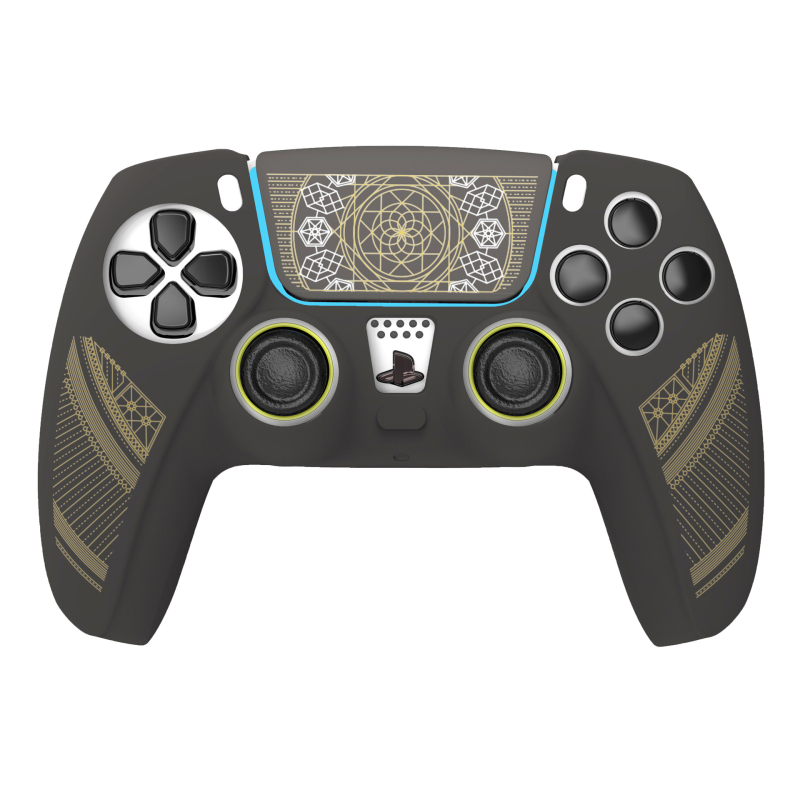 PS5 силиконов защитен калъф с дизайн на тема игра – Модел UX-009-01, Материал: силикон, Съвместим с PS5 контролери