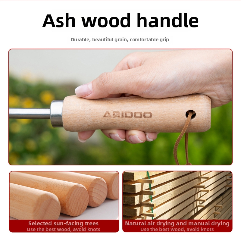 Железна градинска лопата — малка ръчна лопата за копаене и разрохване на почвата, засаждане на цветя и саксии, диви зеленчуци и пляжно събиране; възможна персонализация