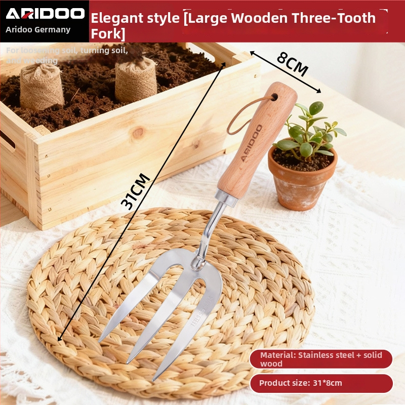 Железна градинска лопата — малка ръчна лопата за копаене и разрохване на почвата, засаждане на цветя и саксии, диви зеленчуци и пляжно събиране; възможна персонализация