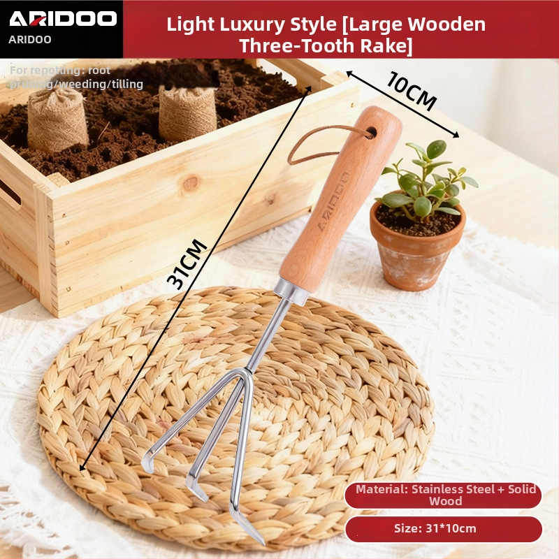 Железна градинска лопата — малка ръчна лопата за копаене и разрохване на почвата, засаждане на цветя и саксии, диви зеленчуци и пляжно събиране; възможна персонализация