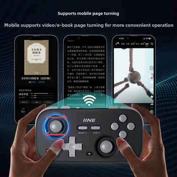 Controller de joc retro cu joystick cu senzor Hall, mini controler, compatibil cu Switch2, Android, iOS, telefon mobil, PC și sistem auto