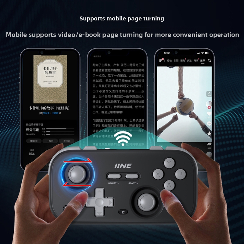 Controller de joc retro cu joystick cu senzor Hall, mini controler, compatibil cu Switch2, Android, iOS, telefon mobil, PC și sistem auto