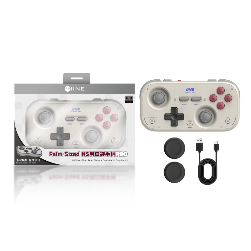 Controller de joc retro cu joystick cu senzor Hall, mini controler, compatibil cu Switch2, Android, iOS, telefon mobil, PC și sistem auto