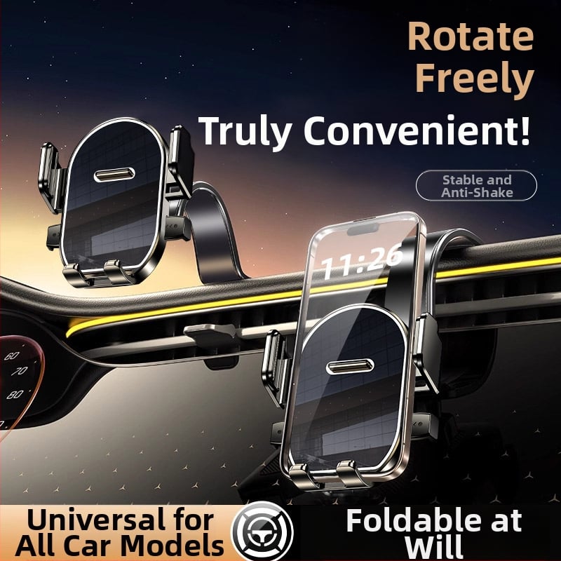 Držač za mobitel u automobilu s fleksibilnim mekim legurama, usisna baza, gravitacijska podrška, universalno za ploču instrument tablice